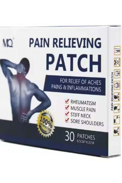MQ M Q Pain Relief Patch for Muscle and Body Pain, Herbal Heat Patch for Neck...