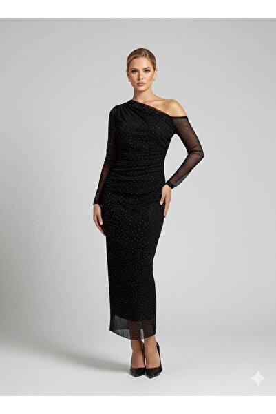 MODA Off-Shoulder Stone Dress