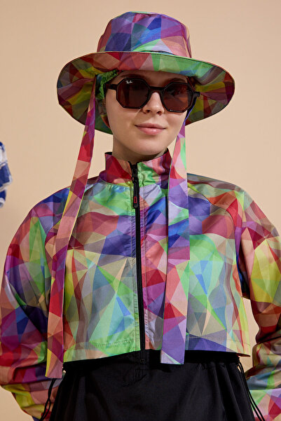 GAVLİA Women's Hijab Swimsuit 5-Piece Set - Half-Covering Zippered..