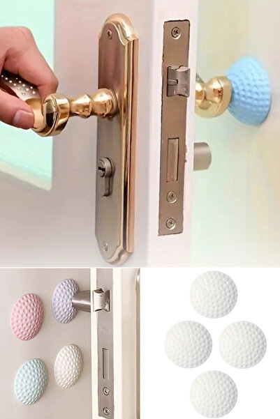Privo 4 Adet Çok Amaçlı Silikon Kapı Duvar Koruyucu Tampon Kendinden Yapışkan...