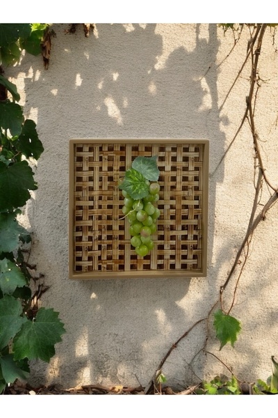 unique florya 3D Üzüm Salkımı Dekoratif Duvar Panosu Mutfak ve Balkon Tablosu...
