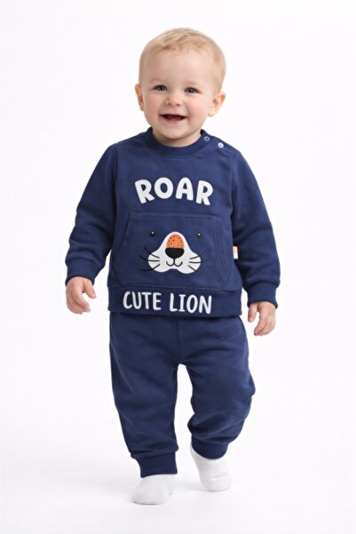 Pure Boutique Σύνολο αθλητικής φόρμας για μωρά από μαλακό βαμβάκι, μπλούζα με...