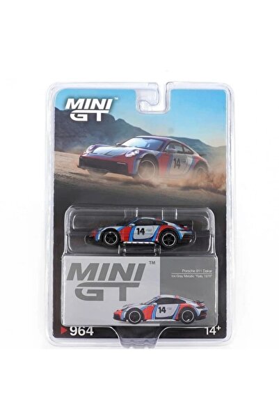 mini gt 1/64 Porsche 911 Dakar Ice Grey Metallic "Rally 1978" - Blister Paket