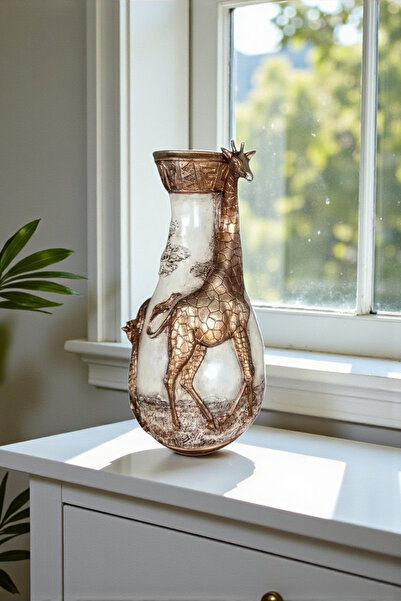 Harmoni Art Dekoratif Zürafa Vazo