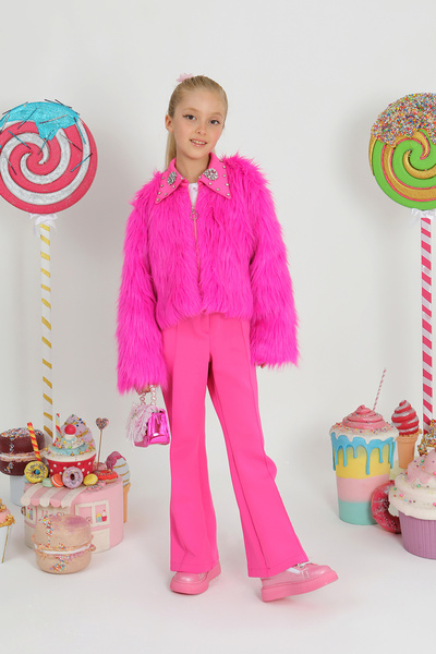 Star Pearl Kids PİNKY KÜRK TAKIM