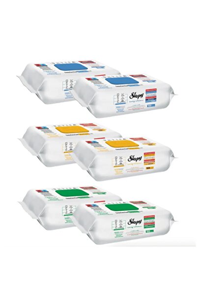 Sleepy PROMO PACKAGE 6× Easy Clean Wet Wipes (Bleach, Bicarbonate & Vinegar, ...