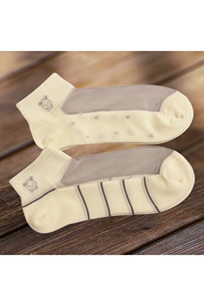 TChic White Double Women's Ballerina Socks with Tulle on Them