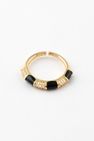 Sortie Aksesuar Zirkon Taşlı ve Mineli Boyu Ayarlanabilir Yüzük