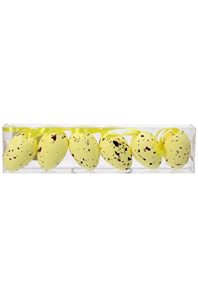 Other Quail eggs made of Styrofoam for hanging, set of 6, Easter