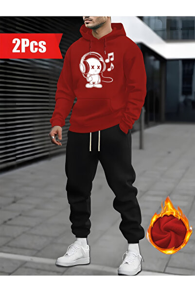 ibibik moda Sweatshirt sweatpants jogger special Printed tracksuit set Hooded