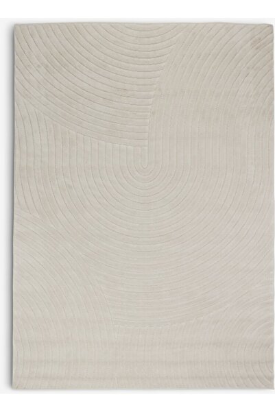 DavidaHome Cream rug, for outdoor use, geometric, 160 x 230