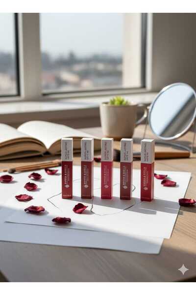 Bir 6 lı ruj seti