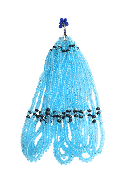 NAMAT 10 piece 99 count plastic prayer with hand made ball tassel