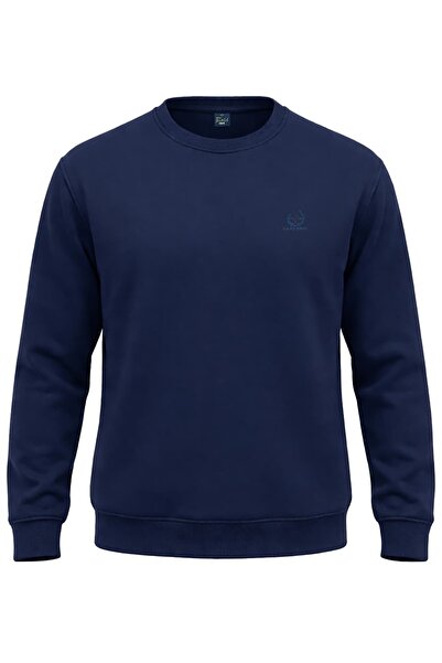 tambattal Χειμερινό φούτερ μεγάλου μεγέθους με λαιμόκοψη ποδηλάτου και 3 κλωσ...