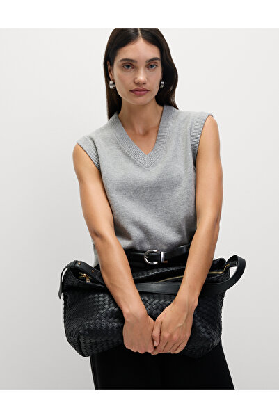 Marks & Spencer Air-Yarn V-Yaka Süveter