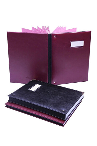 derya ofis Tecnic Suni Deri İmza Defteri 16 Yp.