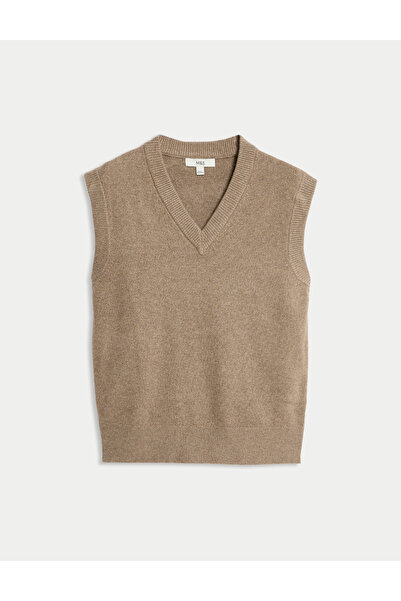 Marks & Spencer Air-Yarn V-Yaka Süveter