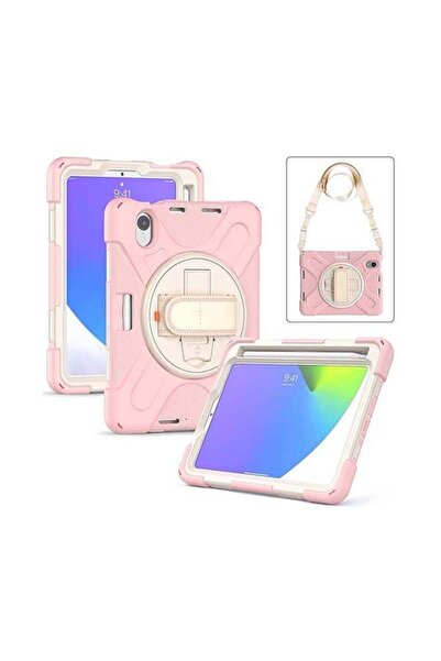 AMERTEER Protective Case Cover for iPad Mini 6, 8.3 inch 2021 Pink