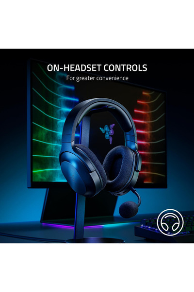 RAZER Barracuda Wireless Gaming Headset with TriForce Drivers and Detachable Mic for Consoles and PC