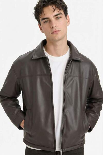 DeFacto Relax Fit Shirt Collar Coat F5011Ax25Wn