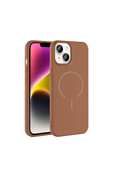 Başkenttekno iPhone 13 Case Meta Launch M-Safe Camera Protection Velvet Insid...