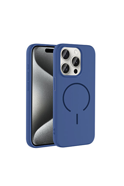 Başkenttekno حافظة آيفون 15 برو ميتا لانش إم-سيف مع حماية للكاميرا، مبطنة بال...