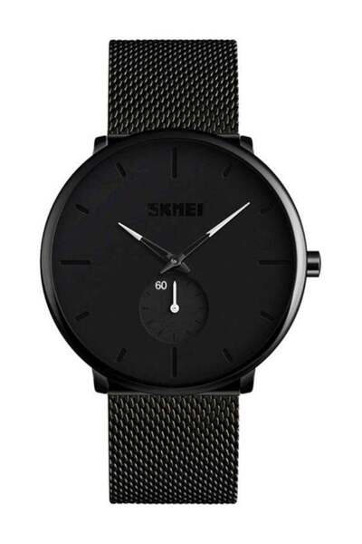 Skmei Men's Water Resistant Metal Analog Watch 9185 - 39 mm - Black