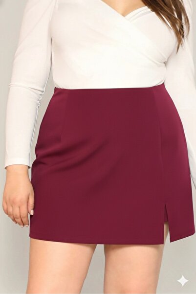 FOR ESRA BIG TREND Жіночий великий розмір з одним розрізом, шорти всередині, ...