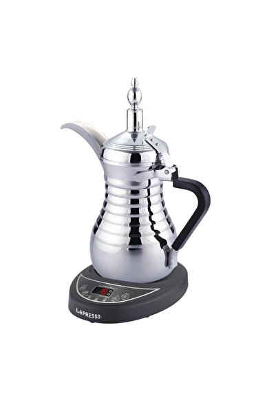 Lepresso Dallah Arabic Coffee & Tea Maker 750ml Stainless Steel with Keep War...
