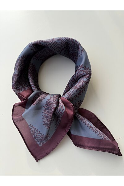 who knows ¿ Heart Patterned Heart Scarf Bandana 50X50Cm Women's Clothing Acce...