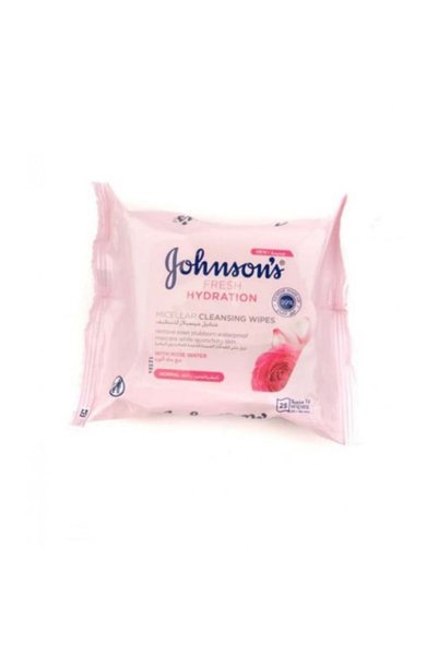 Johnson's Micellar Wipes for Normal Skin - 25 Wipes