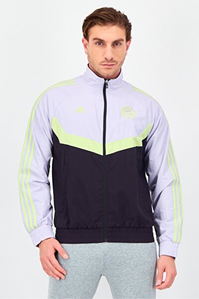 adidas Men Sportswear Fit Bayern Munich Football Club Jacket, Multicolor