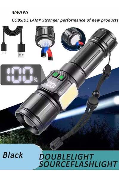 Generic Camping Flashlight | 9-Mode High Lumen Waterproof and Shockproof Flas...