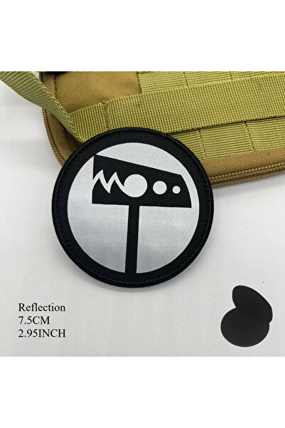 Choice12 شارات حقيبة ظهر قماشية من مؤسسة SCP-12 MTF، رقعة لاصقة، شعار دائري ع...