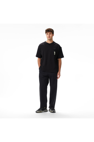 Lacoste x House of SuperStep Slim Fit Erkek Siyah Pantolon