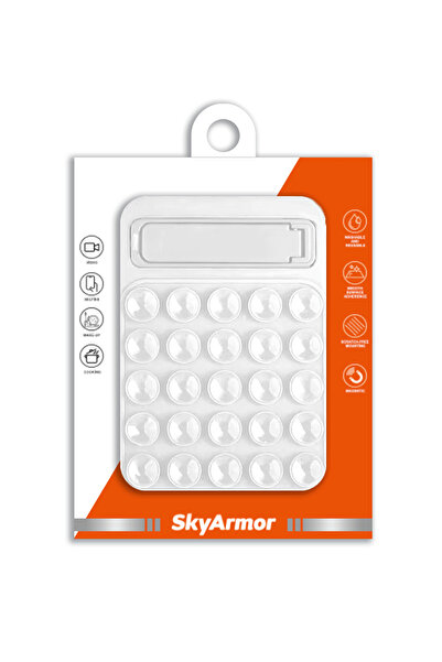 MTL Standlı Silikon Telefon Tutucu – Aynaya ve Cama Yapışan Vantuzlu Selfie S...