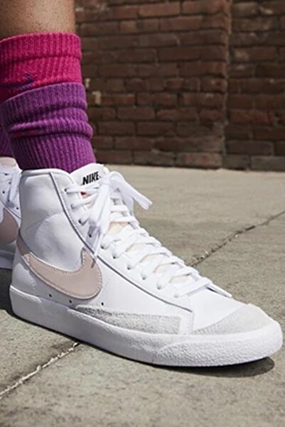 Nike Blazer Mıd 77 Leather Womens Sneaker Genuine Leather Women's Casual Spor...