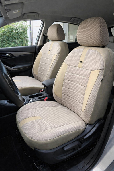 NATOCONCEPT طقم كامل من أغطية مقاعد السيارة يناسب سيارتك فيات تيبو هاتشباك 19...