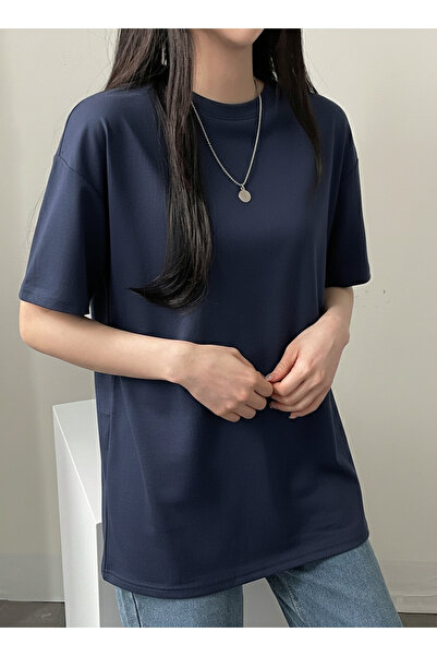 EYAX MODA TRICOU BASIC DE DAMĂ CU GULER ROTUND