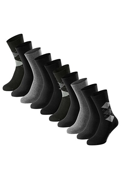 Schiesser Herren Socken, 10er Pack - "Bluebird", Baumwoll-Mix, uni/gemustert