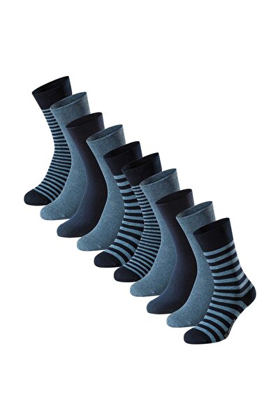 Schiesser Herren Socken, 10er Pack - "Bluebird", Baumwoll-Mix, uni/gemustert