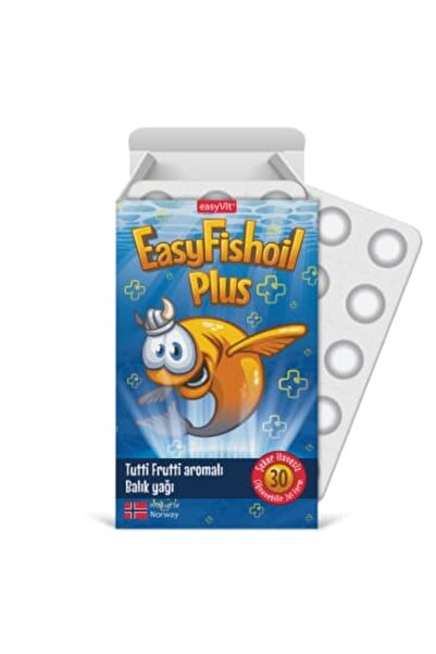 Easy Fishoil Plus Yüksek Omega 3 Yağ Asitleri İçeren Balık Yağı