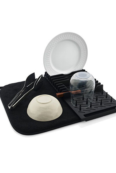 Melody Houseware Organizerli Bulaşık Matı - Mat Ölçüsü 37*40