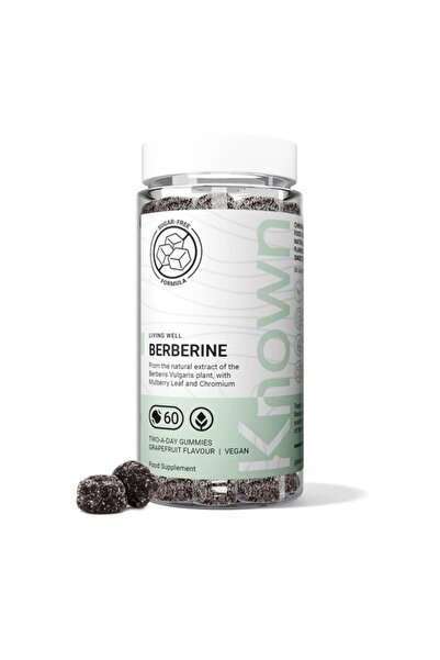 KNOWN. Known Berberine Gummies Vegan Gummy Supplement 60 Gummies