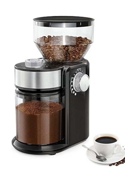 ASIV مطحنة قهوة كهربائية - 32 إعدادًا للطحن، مؤقت 40 ثانية، تصميم سهل التنظيف...