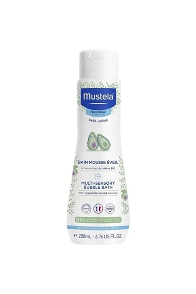 Mustela رغوة استحمام متعددة الحواس 200 مل