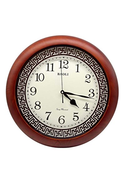 ALQANNAS ساعة حائط دائرية من باولي، حركة صامتة | حركة صامتة بدون صوت تكتكة، إ...