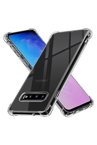 Techsuit Husa compatibila cu Samsung Galaxy S10 Shockproof Clear Silicone, tr...