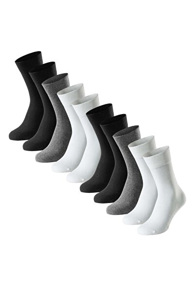 Schiesser Herren Socken, 10er Pack - "Bluebird", Baumwoll-Mix, uni/gemustert