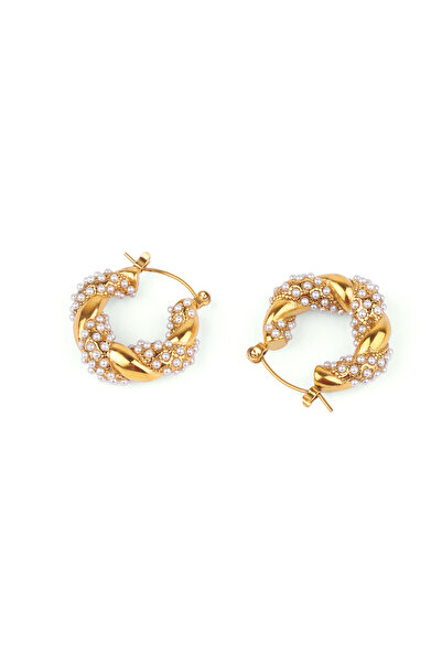 TAAHIRA Lara Pearl Studded Earrings